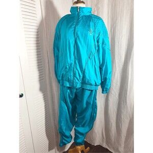 Bold Spirit 80s Vintage Baby Blue Ski Set XL Snow Bunny Après Ski Gorpcore
